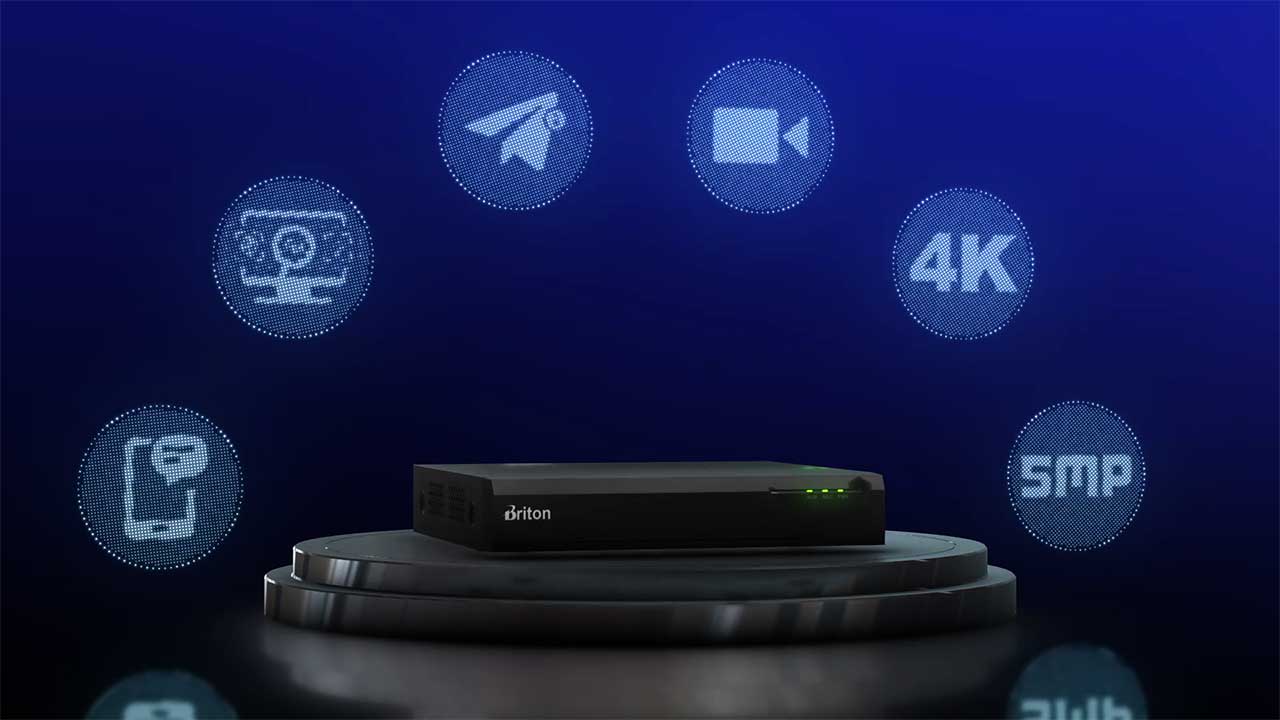 کاور موشن دیزاین معرفی ویژگی‌های یکی از محصولات برایتون - تایپوگرافی انیمیشن - سه بعدی