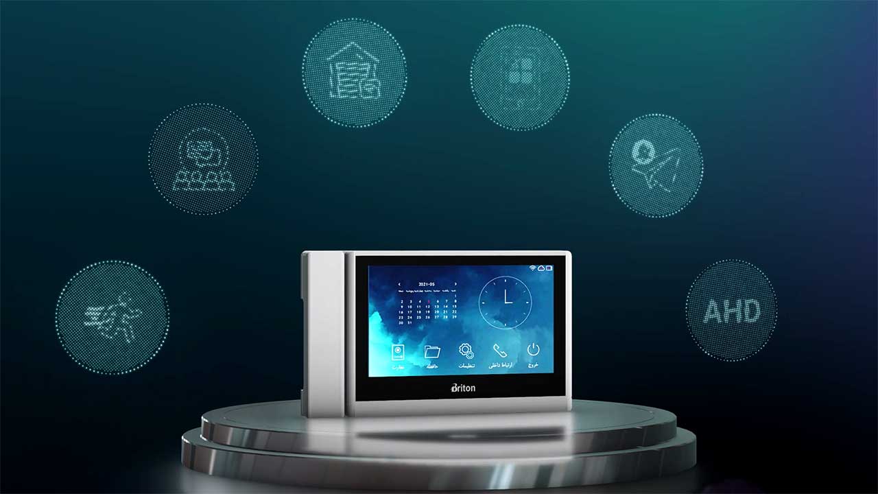 موشن دیزاین ویژگی‌های محصول، آیفون تصویری برایتون - تایپوگرافی انیمیشن - سه بعدی