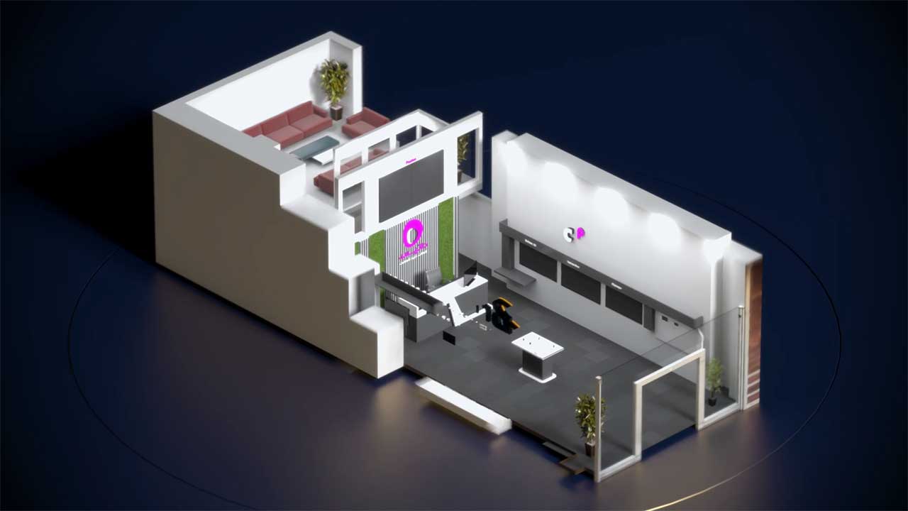 کاور موشن دیزاین معرفی شوروم داتیس در شهر مشهد - سه بعدی