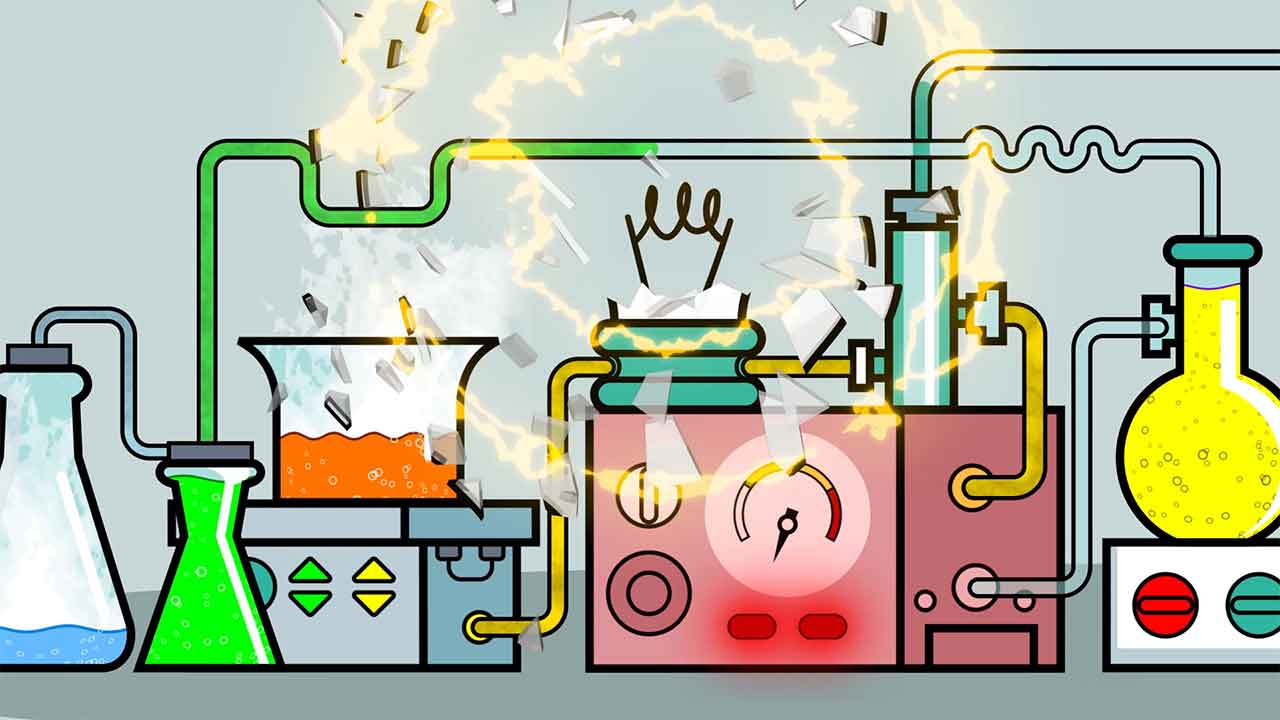 کاور لوگو انیمیشن دو بعدی سریال پروفسور او