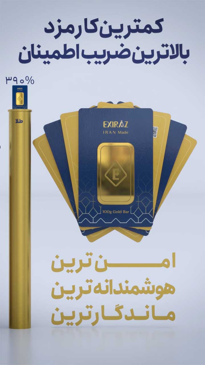 کاور موشن دیزاین اکسیراز درباره مقایسه رشد طلا با سایر دارایی‌ها - سه بعدی