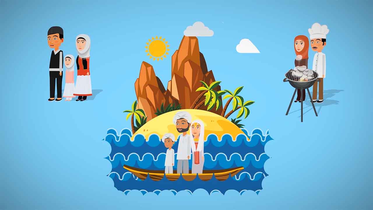 کاور موشن دیزاین بررسی بیکاری برای مجموعه خط‌مدیا - دو بعدی - کارتون